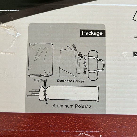 Vigil black out tent for pack n play!!! Brand new in box - Picture 4 of 7